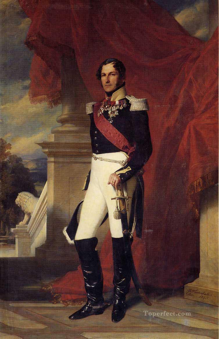 Leopold I King of the Belgians royalty portrait Franz Xaver Winterhalter Oil Paintings